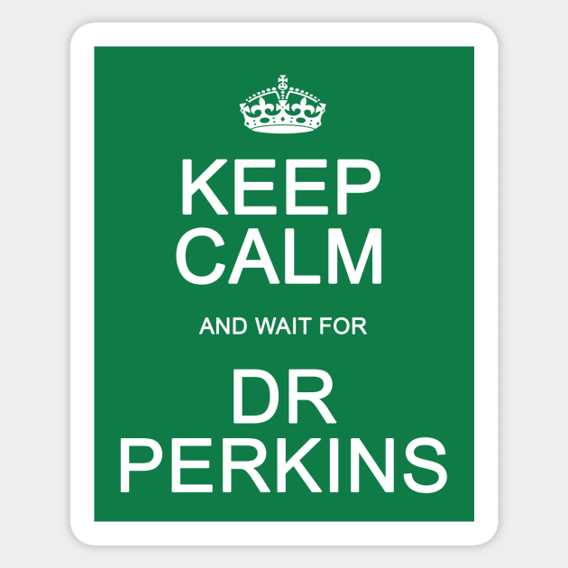 Dr. Perkins Sticker by Vandalay Industries